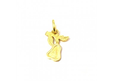 CIONDOLO PERA IN ORO GIALLO 18 KT + COLLANA IN OMAGGIO