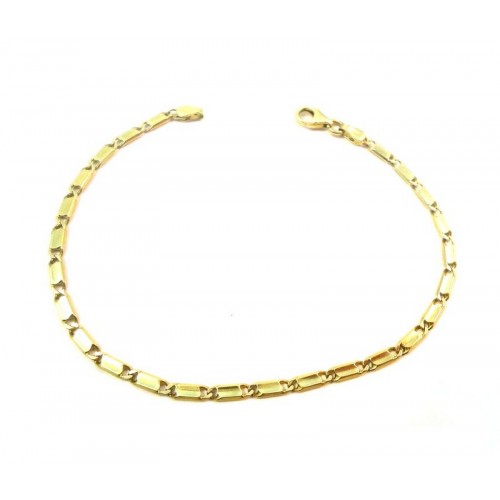 BRACCIALE CATENA IN ORO GIALLO 18 KT