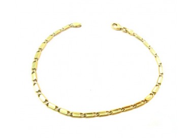 BRACCIALE CATENA IN ORO GIALLO 18 KT UNISEX