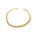 BRACCIALE CATENA UNISEX IN ORO GIALLO 18 KT 