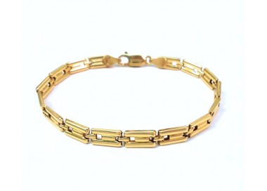 BRACCIALE CATENA IN ORO GIALLO 18 KT