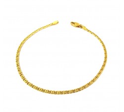 BRACCIALE DA UOMO IN ORO GIALLO 18 KT