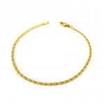 BRACCIALE DA UOMO IN ORO GIALLO 18 KT 