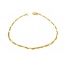 BRACCIALE UNISEX CATENA IN ORO GIALLO 18 KT 