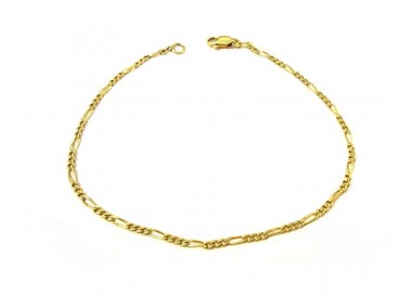 BRACCIALE UNISEX CATENA IN ORO GIALLO 18 KT