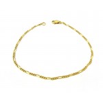 BRACCIALE UNISEX CATENA IN ORO GIALLO 18 KT