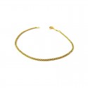 BRACCIALE UNISEX IN ORO GIALLO 18 KT MAGLIA POP CORN