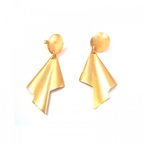 ORECCHINI PENDENTI IN ORO GIALLO 18 KT