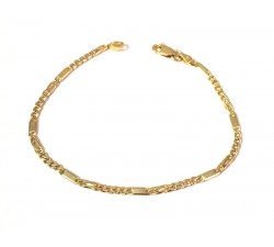 BRACCIALE UOMO CATENA ORO GIALLO 18 KT