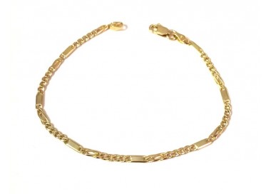 BRACCIALE UOMO CATENA ORO GIALLO 18 KT