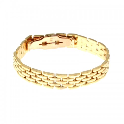 BRACCIALE DA UOMO IN GIALLO 18 KT SEMIRIGIDO