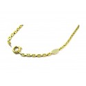 COLLANA DA UOMO IN ORO GIALLO E BIANCO 18KT