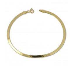 BRACCIALE PIATTINA IN ORO GIALLO 18 KT