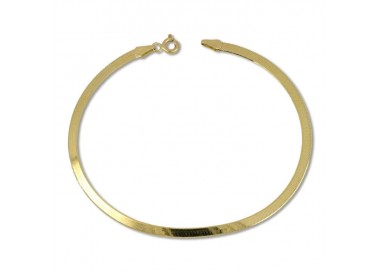 BRACCIALE PIATTINA IN ORO GIALLO 18 KT