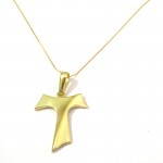 COLLANA CON TAU IN ORO GIALLO 18 KT