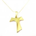 COLLANA CON TAU IN ORO GIALLO 18 KT