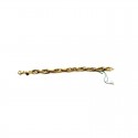 BRACCIALE CATENA DA DONNA IN ORO GIALLO 18 KT