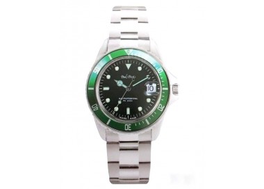 OROLOGIO PAUL PICOT UOMO PAUL MARINER 4001BK QUADRANTE NERO GHIERA VERDE