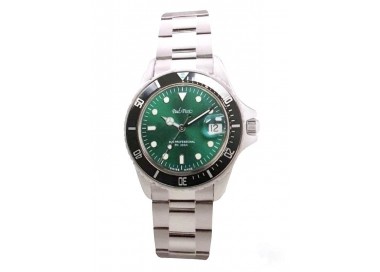 OROLOGIO PAUL PICOT UOMO PAUL MARINER 4001BK VERDE GHIERA NERA