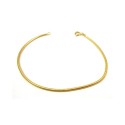 COLLANA E BRACCIALE CODA DI TOPO IN ORO GIALLO 18 KT
