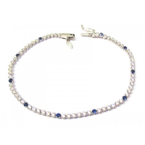 bracciale tennis oro bianco