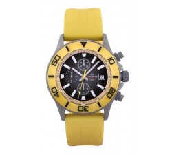 OROLOGIO LORENZ CRONOGRAFO TITANIO SUPERSUB 300 METRI 030238DD GIALLO