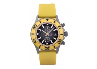 OROLOGIO LORENZ CRONOGRAFO TITANIO SUPERSUB 300 METRI 030238DD GIALLO