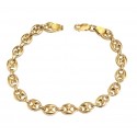 BRACCIALE CATENA MARINA MARINARA IN ORO GIALLO 18 KT 