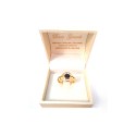 ANELLO DA DONNA IN ORO GIALLO KT CON ZIRCONI