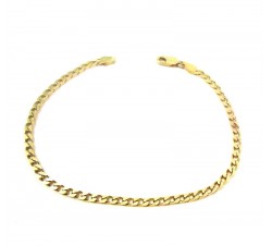 BRACCIALE CATENA IN ORO GIALLO 18 KT UOMO