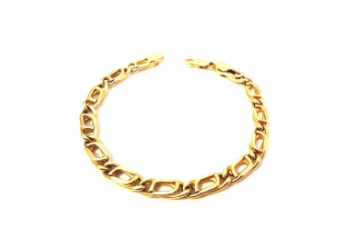 BRACCIALE CATENA IN ORO GIALLO 18 KT UNISEX