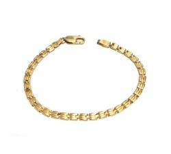 BRACCIALE UOMO ORO GIALLO 18 KT MODELLO SCATOLATO