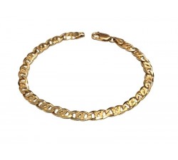 BRACCIALE CATENA PERNICE UOMO ORO GIALLO 18 kT