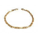 BRACCIALE CATENA UOMO ORO GIALLO 18 KT