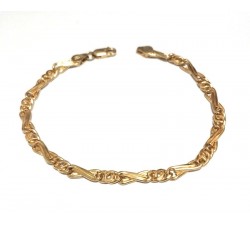 BRACCIALE CATENA UOMO ORO GIALLO 18 KT