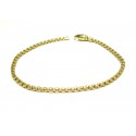 BRACCIALE UOMO CATENA ROLO'IN ORO GIALLO 18 KT