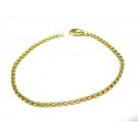 BRACCIALE UOMO CATENA ROLO'IN ORO GIALLO 18 KT