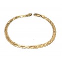 BRACCIALE UOMO DONNA INTRECCIO IN ORO GIALLO 18 KT