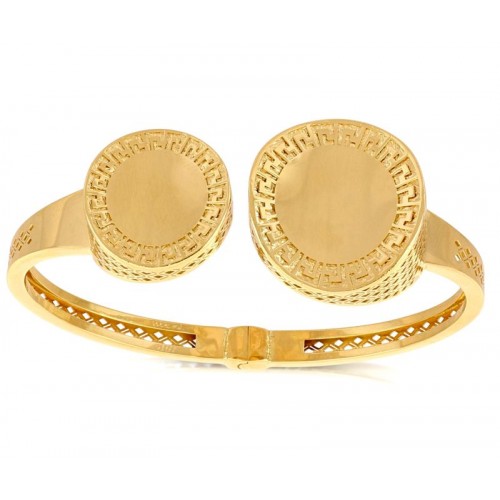 BRACCIALE RIGIDO DA DONNA TRAFORATO IN ORO GIALLO 18 KT