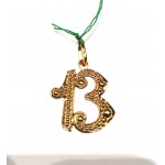 CIONDO 13 + CIONDO MINI COCCINELLA ORO GIALLO 18 KT