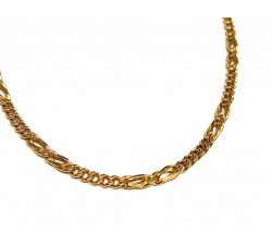 COLLANA CATENA UOMO IN ORO GIALLO 18 KT CON MAGLIA PERNICE