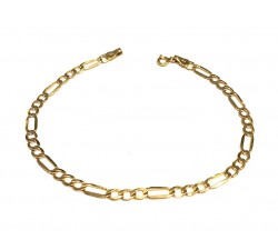 BRACCIALE CATENA UOMO IN ORO GIALLO 18 KT