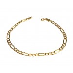 BRACCIALE CATENA UOMO IN ORO GIALLO 18 KT