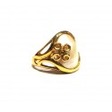 ANELLO DA DONNA IN ORO GIALLO 18 KT FIORE CON MADREPERLA