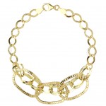 BRACCIALE CATENA DONNA IN ORO GIALLO 18 KT