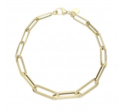 BRACCIALE CATENA A SCALARE DA DONNA IN ORO GIALLO 18 KT