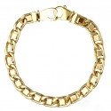 BRACCIALE CATENA UOMO IN ORO GIALLO 18 KT