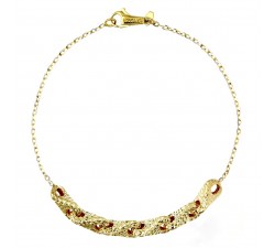 BRACCIALE CATENA DIVA DA DONNA IN ORO GIALLO 18 KT