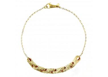 BRACCIALE CATENA DIVA DA DONNA IN ORO GIALLO 18 KT