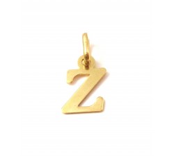 CIONDOLO LETTERA Z IN ORO GIALLO 18 KT 